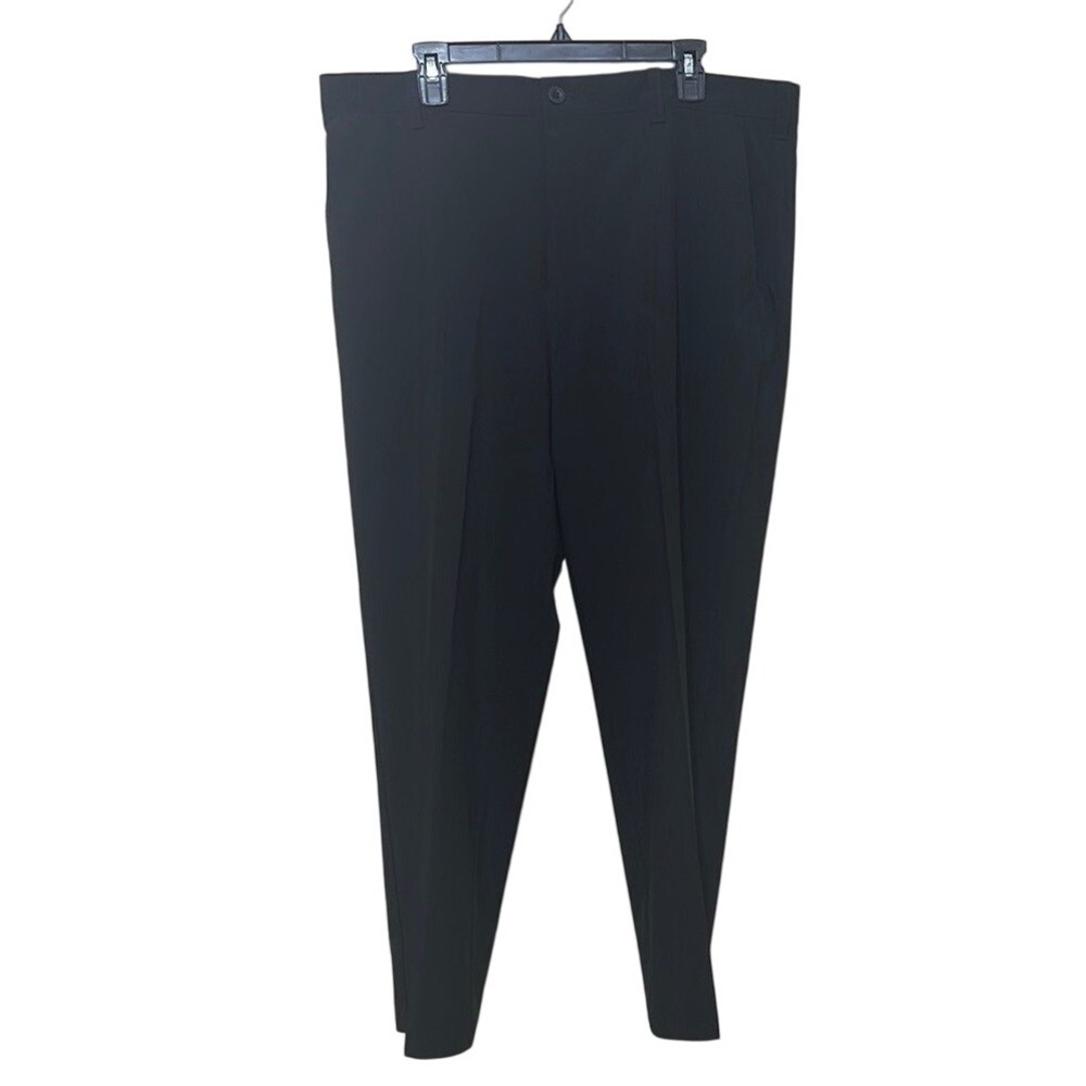 IZOD Golf Sophisticated Black Tapered Dress Pants‎